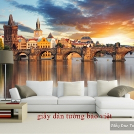 Giấy dán tường phòng khách đẹp Fm101