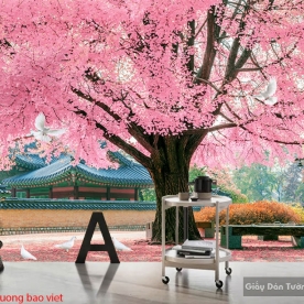 Giấy dán tường phòng khách đẹp Tr252