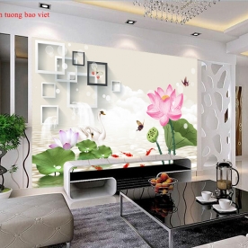 Giấy dán tường phòng khách 3d-159
