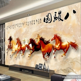 giấy dán tường phòng khách 8