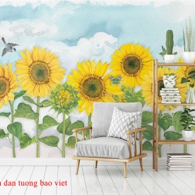 Giấy dán tường phòng khách me090