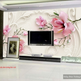 Giấy dán tường 3d cho phòng ngủ fl122