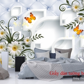 Giấy dán tường cho phòng ngủ 3D-026