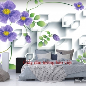 Giấy dán tường cho phòng ngủ 3D-041