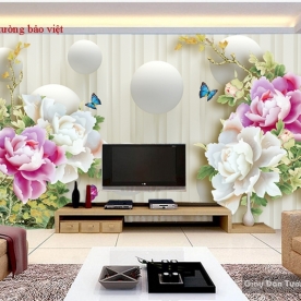 Giấy dán tường cho phòng ngủ 3D-054