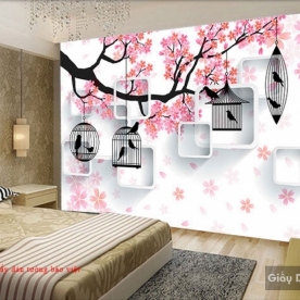 Giấy dán tường cho phòng ngủ 3D-065