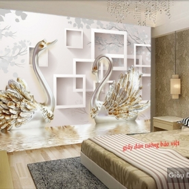 Giấy dán tường đẹp cho phòng ngủ fl120