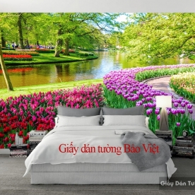Giấy dán tường phong cảnh cho phòng ngủ Fi035