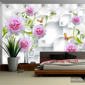 Giấy dán tường phòng ngủ 3D-044