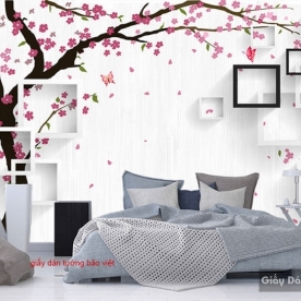 Giấy dán tường phòng ngủ 3D-077