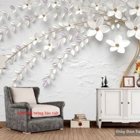 Giấy dán tường phòng ngủ 3D H164