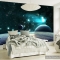 Giấy dán tường phòng ngủ 3D galaxy G001