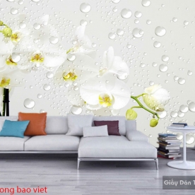 Giấy dán tường phòng ngủ 3d h199