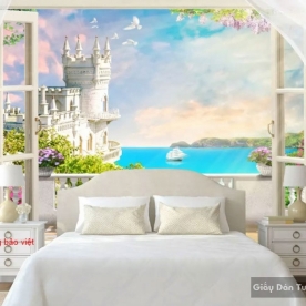 Giấy dán tường phòng ngủ D028