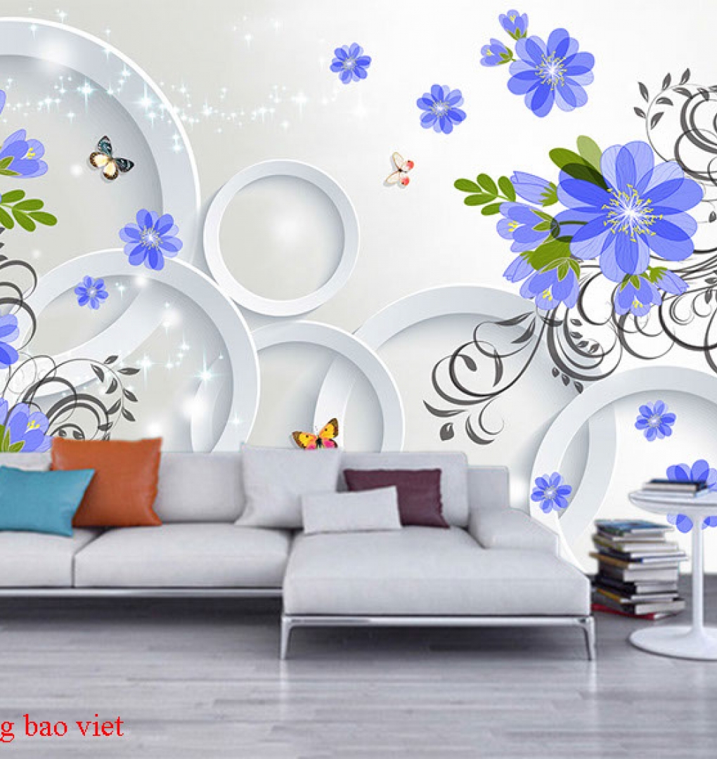 Giấy dán tường phòng ngủ 3d-148