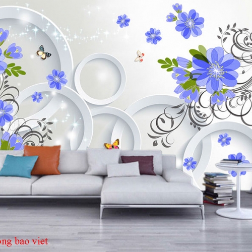 Giấy dán tường phòng ngủ 3d-148