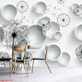 Giấy dán tường phòng ngủ 3d 154