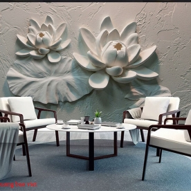 Giấy dán tường phòng ngủ 3d h240