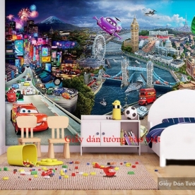 Giấy dán tường cho phòng ngủ của bé Kid059