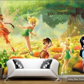 Giấy dán tường cho phòng ngủ của bé gái kid065