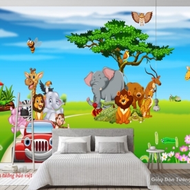 Giấy dán tường cho phòng trẻ em d182