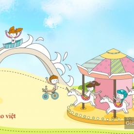 Giấy dán tường phòng ngủ cho bé Kid077