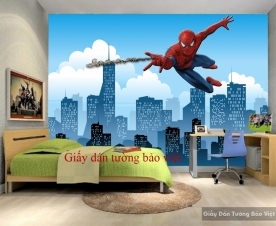 Giấy dán tường phòng ngủ trẻ em 3D Kid089