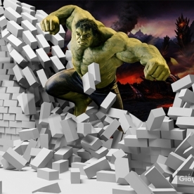 Giấy dán tường phòng trẻ em 3D Kid101