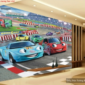 Giấy dán tường trẻ em 3d kid185