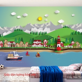 Giấy dán tường trẻ em Kid099