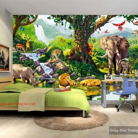 Giấy dán tường trẻ em kid138