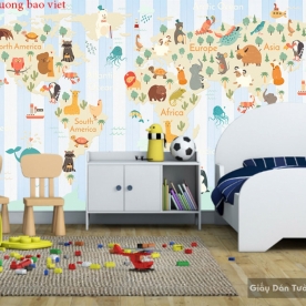 Giấy dán tường trẻ em kid159