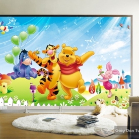 Giấy giấy dán tường phòng trẻ em 3D kid009