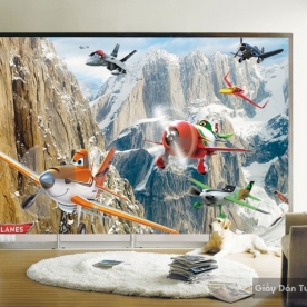 Giấy giấy dán tường phòng trẻ em 3D kid042