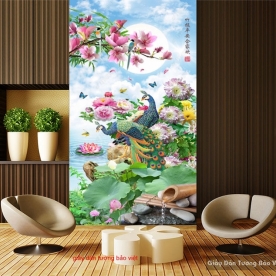 Decal dán kính & dán tường D045