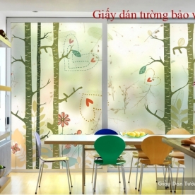 Decal dán kính mờ K003