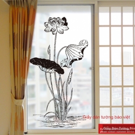 Decal dán kính mờ K005