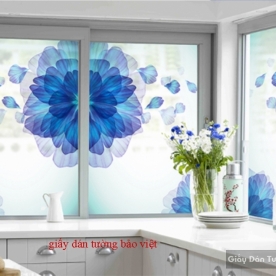 Decal dán kính mờ K007