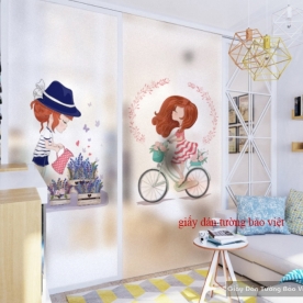 Decal dán kính mờ K035