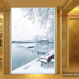 Decal dán kính mờ K036