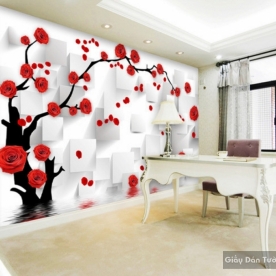 Decal dán tường & kính 3D FL001