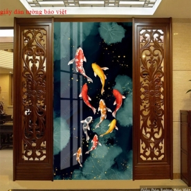 Tranh dán kinh 3d d076