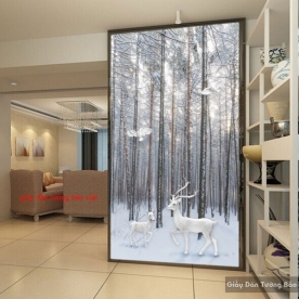 Tranh dán kinh 3d d082