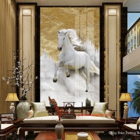 Tranh dán kính 3d d116