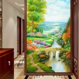 Tranh dán kính 3d đẹp v037