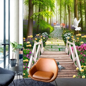 Tranh dán kính 3d k241