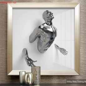 Tranh dán kính 3d nghệ thuật d172