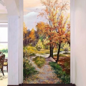 Tranh dán kính cảnh thiên nhiên v044