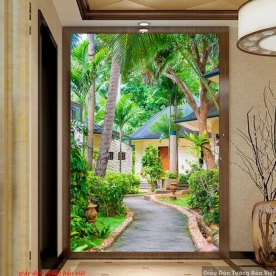 Tranh dán kính k183