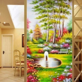 Tranh dán kinh v040